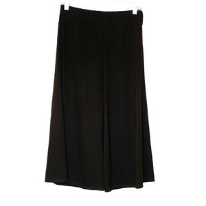 Nine West cropped palazzo pull on brown pants size small